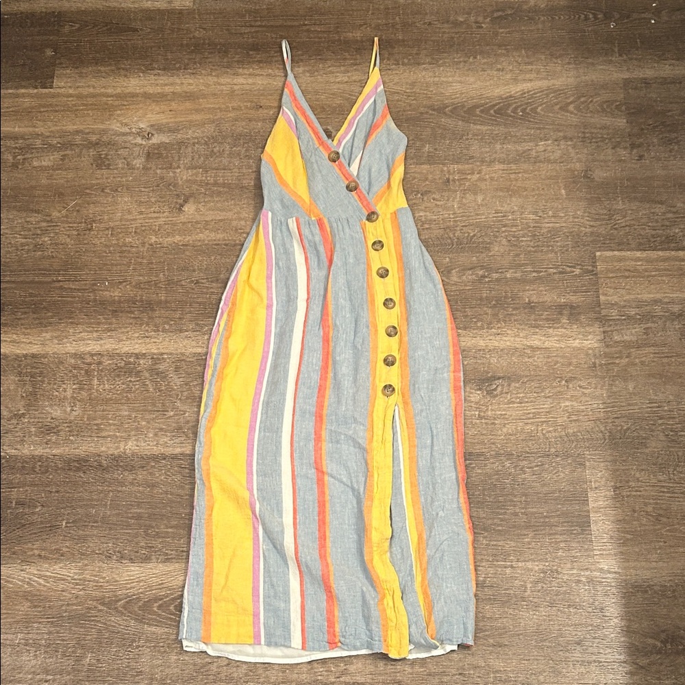 Urban Outfitters Multicolor Striped Midi Dress